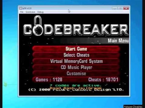 Download Codebreaker httpadf. . Psx gameshark codes download